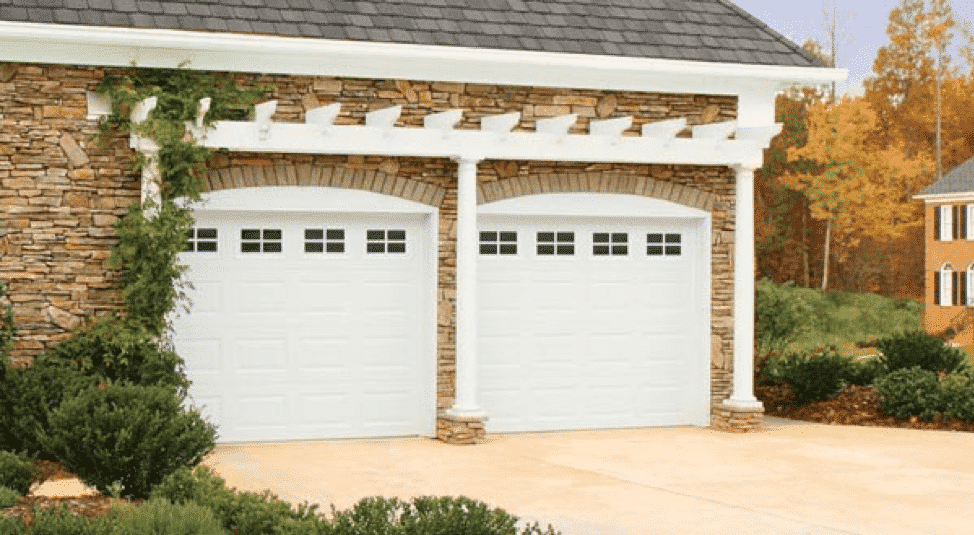 double door garage