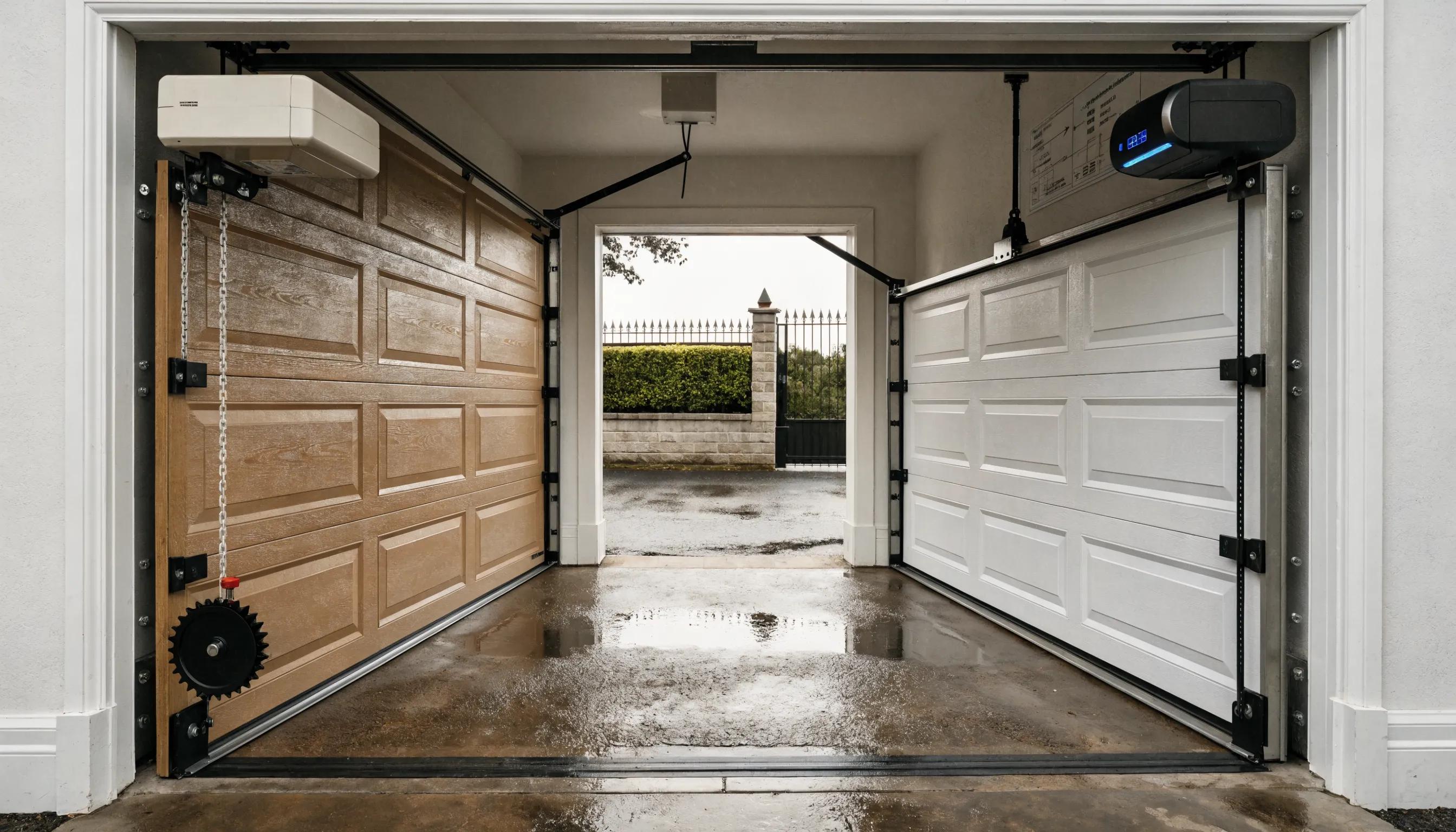 Comparison of old vs new garage door openers for decision-making