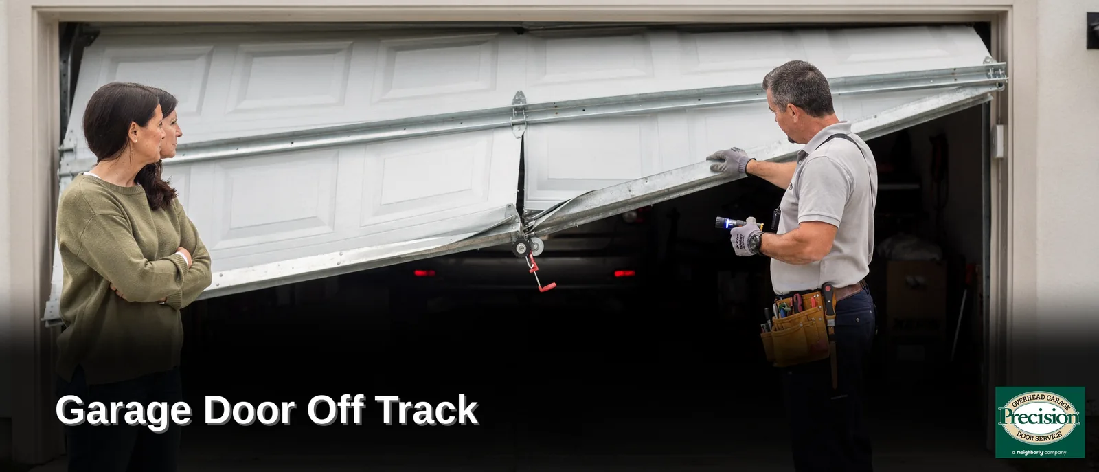 Track misalignment often develops gradually through everyday wear on tracks and rollers, much like other