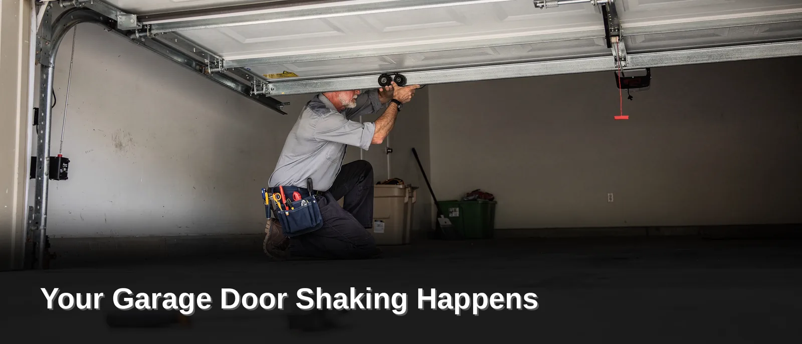 What's Really Causing Your Garage Door to Jerk, Your Garage Door Shaking Happens